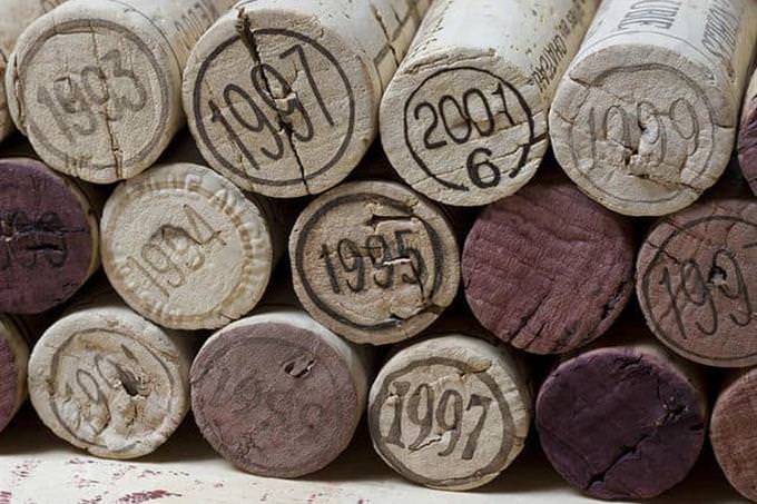 pile of corks