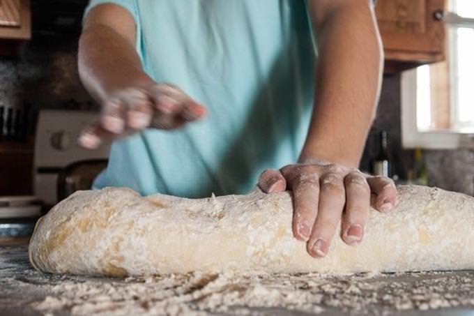 kneading dough