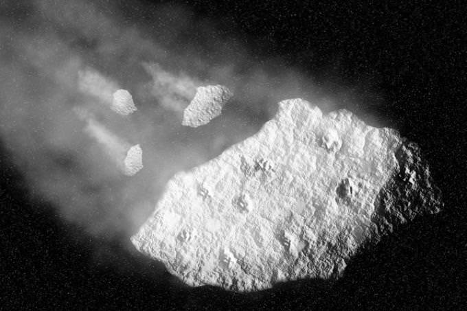 asteroid falling
