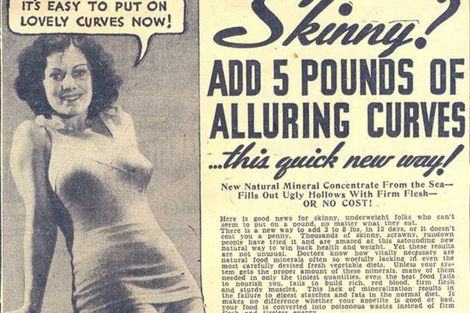 vintage weight-gain advert