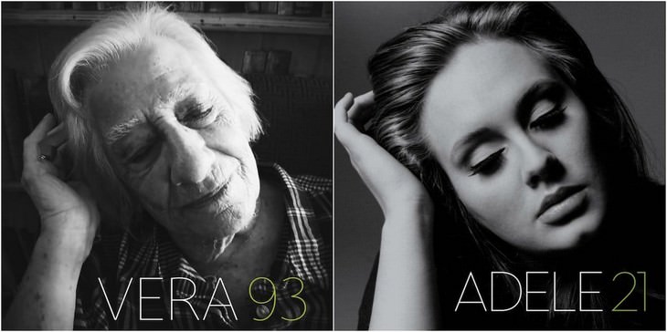 Seniors Brilliantly Recreate Famous Album Covers Adele - 21