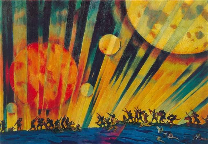 Works of Art Inspired by Revolution New Planet by Konstantin Yuon