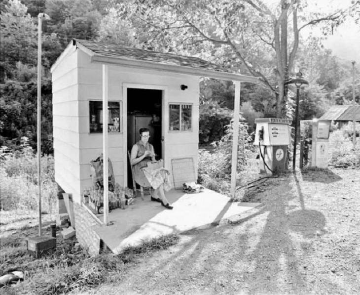 Vintage Photos, gas station