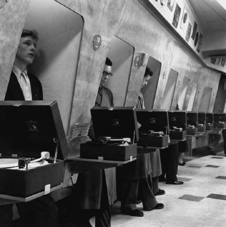 Vintage Photos, HMV store