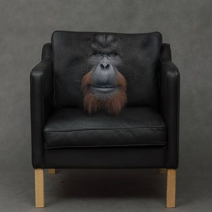 Funny Animal Photoshop  gorilla