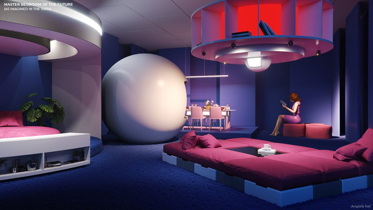 Home of the Future As Imagined by the People of the Past The Bedroom