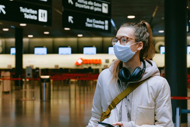 COVID-19: How to Fly Safely During a Pandemic  face mask airport