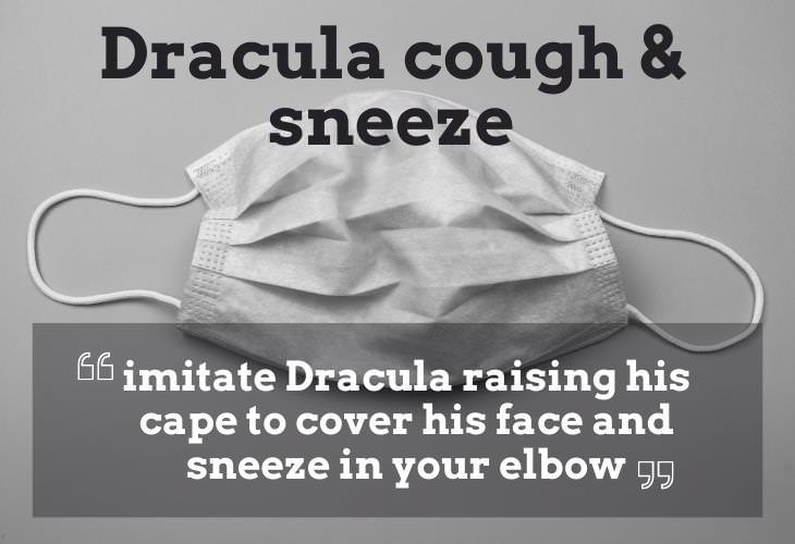 Words That Emerged During the Covid-19 Pandemic Dracula cough & sneeze
