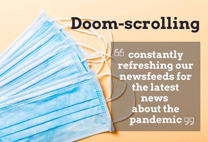Words That Emerged During the Covid-19 Pandemic Doom-scrolling