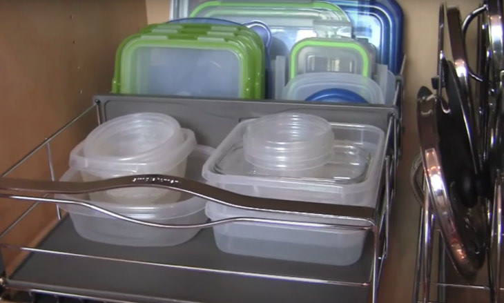 Tupperware organization tips Stack containers