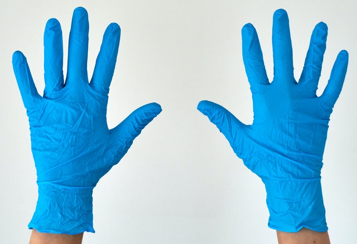 Pet Cleaning Tips vinyl gloves