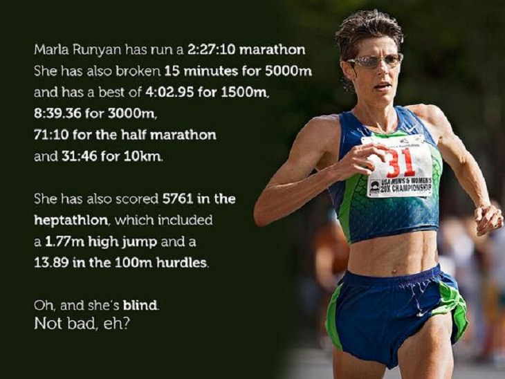  Inspiring Athletes Who Overcame Disabilities, Marla Runyan