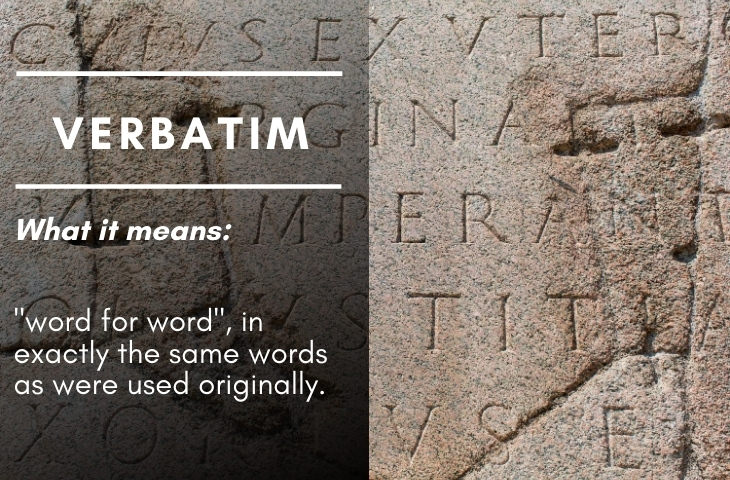 Latin Phrases We Use to This Day Verbatim