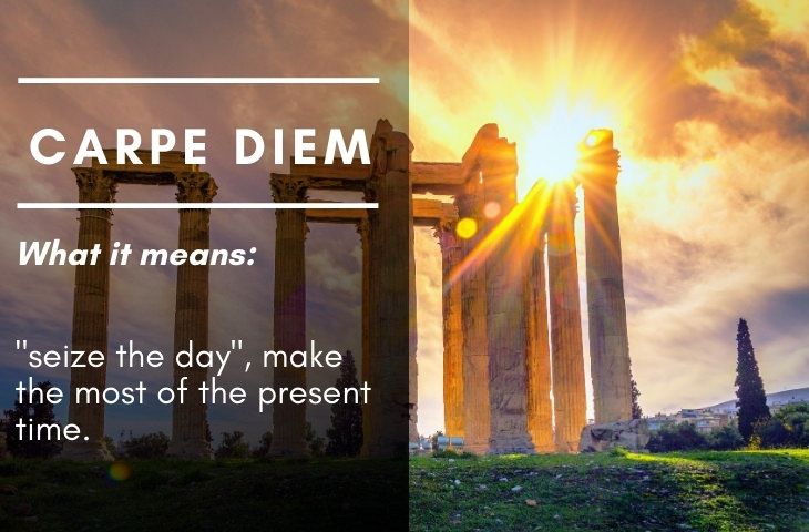 Here are 12 Latin phrases that will help you carpe diem