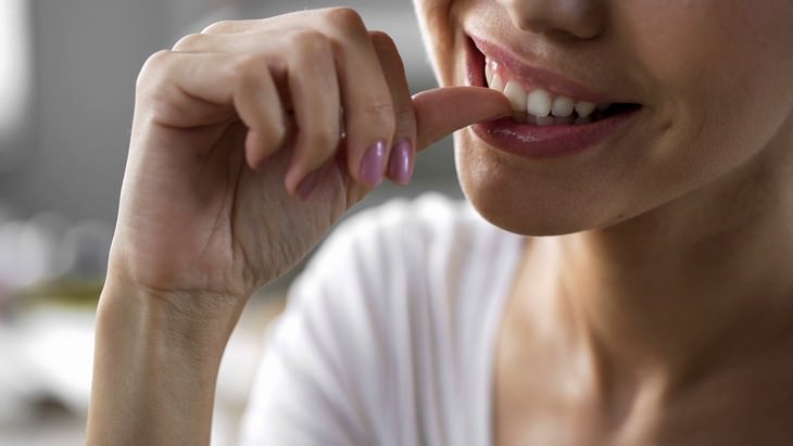 Bad Habits That Indicate Good Traits nail biting