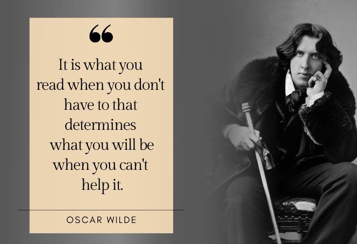 Reading Advice from Famous Figures Oscar Wilde
