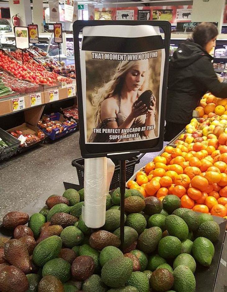 Grocery Store Signs,  avocado