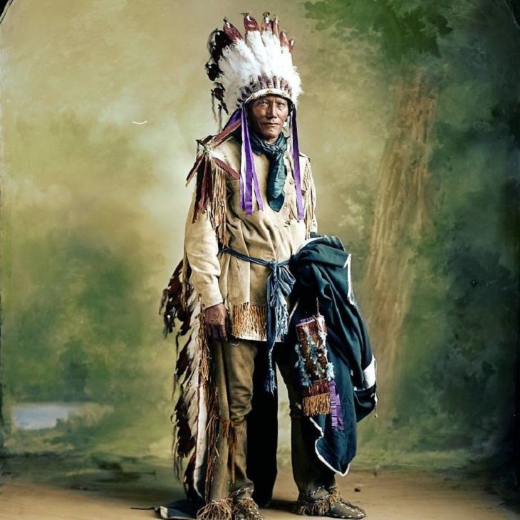 History Old Photos, Native American chief
