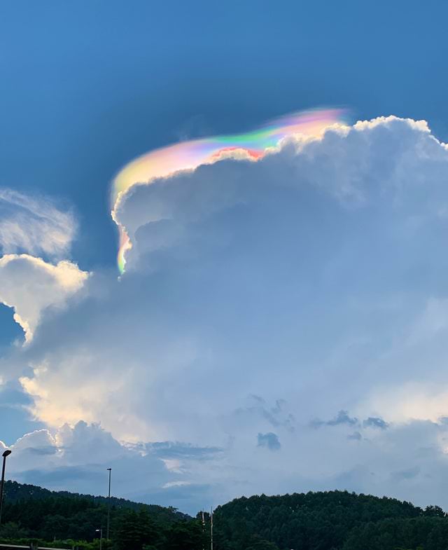 Nature Photos A rainbow cloud