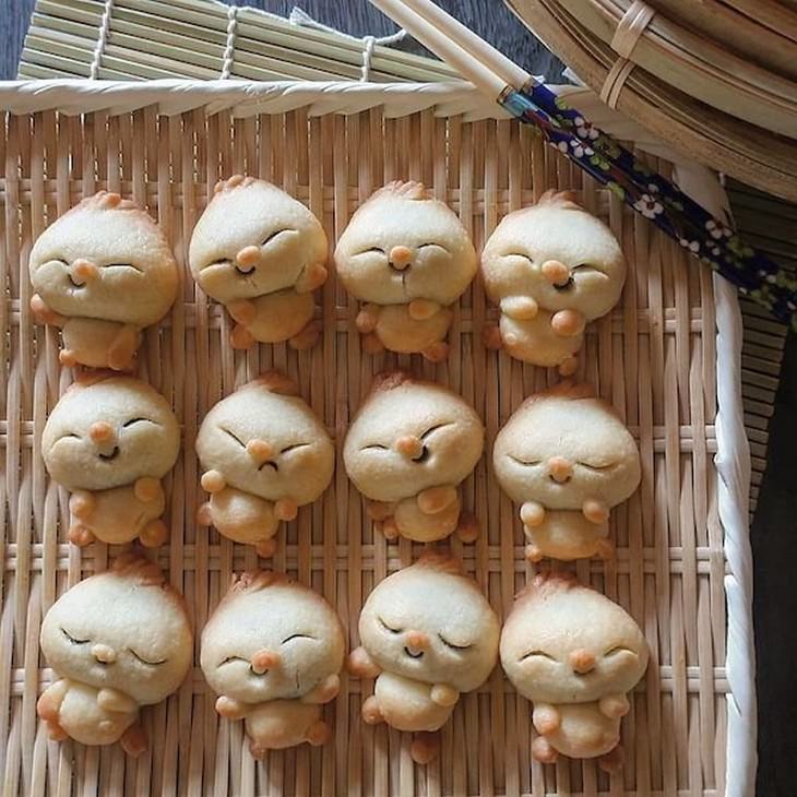 Etoni Mama's cute food art dough chicks