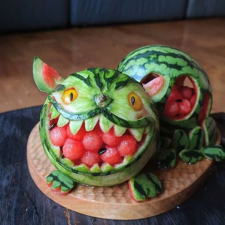 Etoni Mama's cute food art watermelon