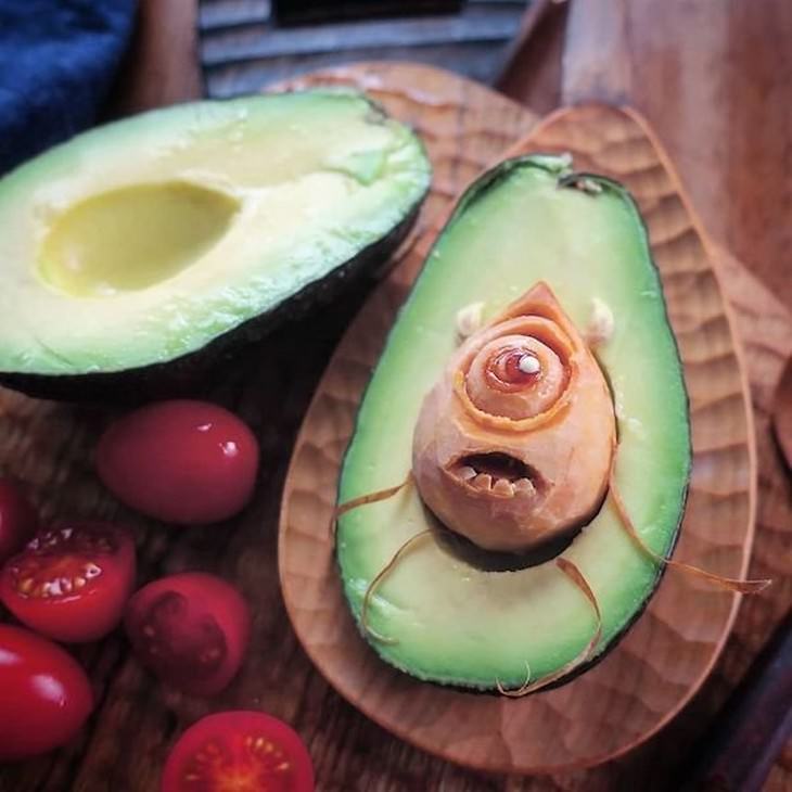 Etoni Mama's cute food art avocado