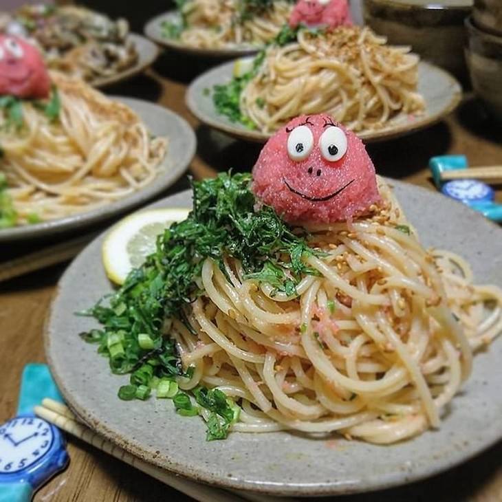Etoni Mama's cute food art noodles