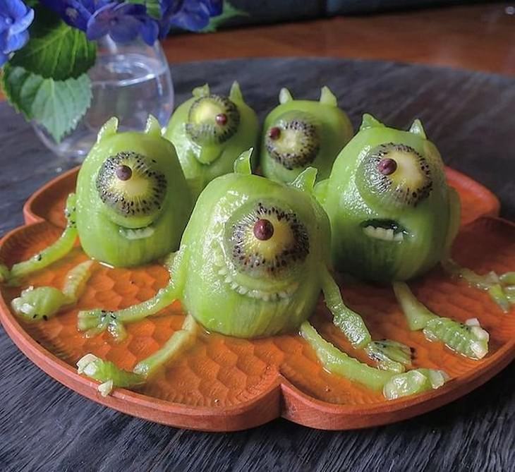 Etoni Mama's cute food art kiwi