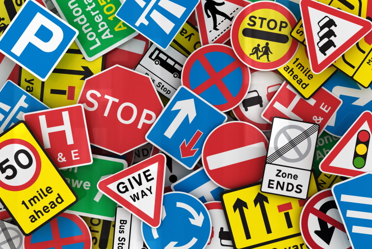 Traffic Sign Shapes road signs