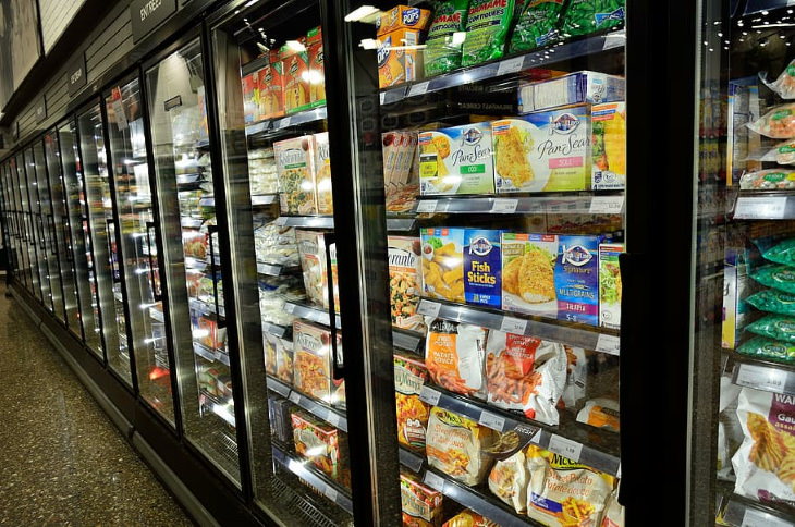 How to Go Grocery Shopping Less Often freezer supermarket