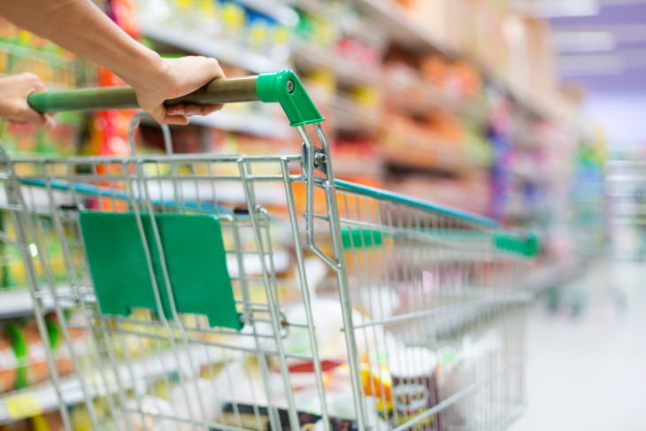 How to Go Grocery Shopping Less Often shopping cart