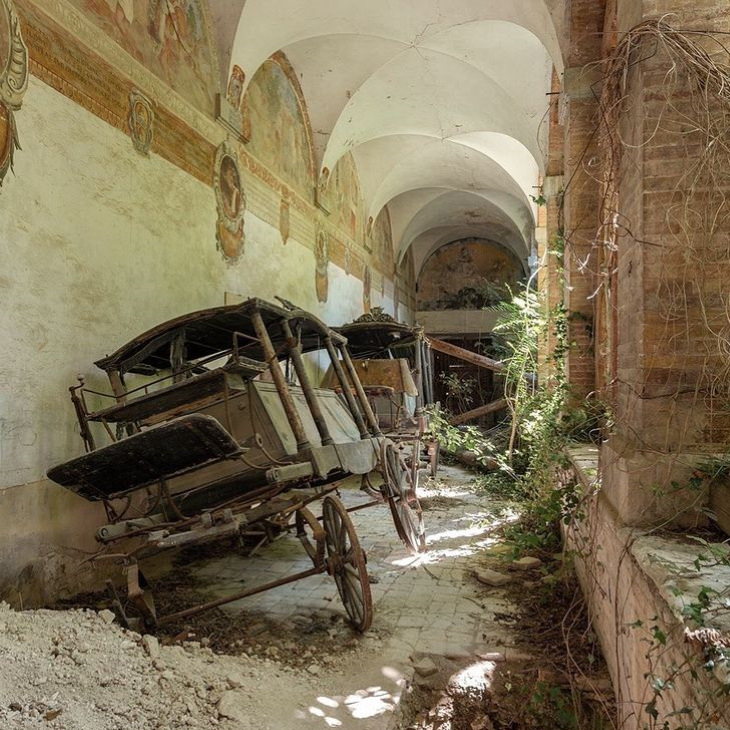 Abandoned European Buildings by Christophe Van De Walle monastery in Italy