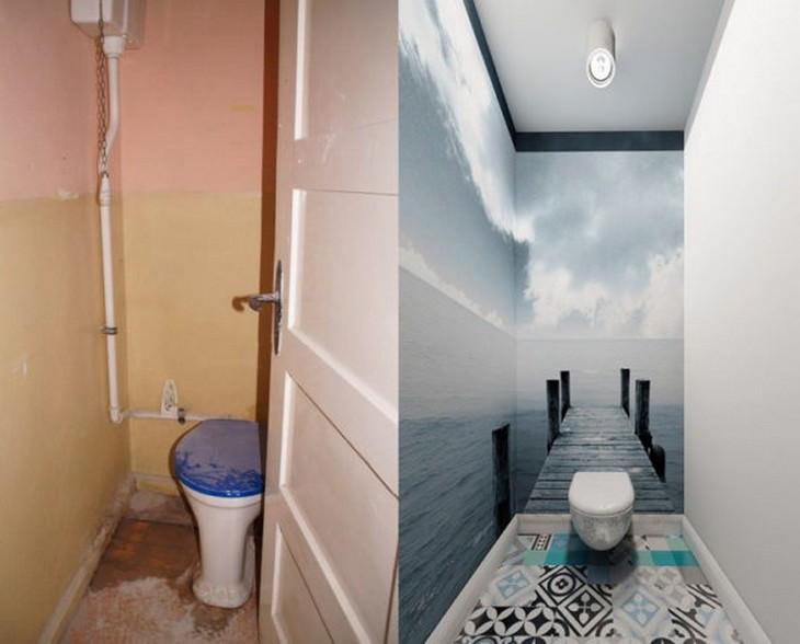 Outrageous Toilet Designs before and after