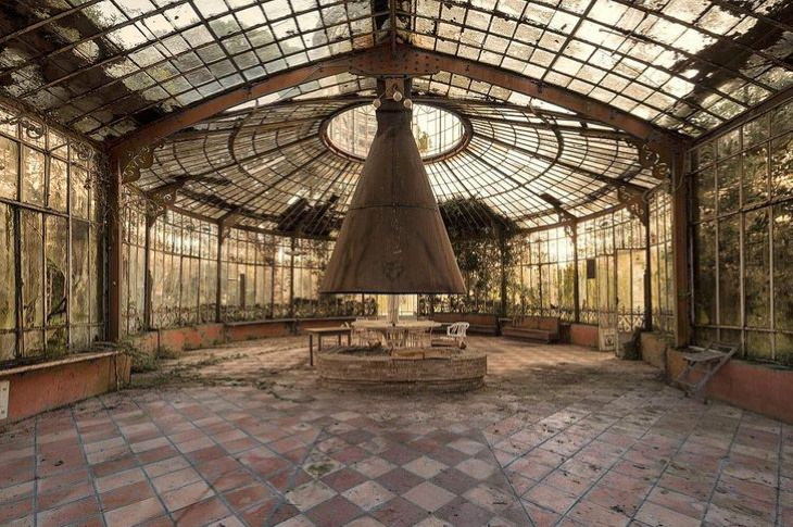 Abandoned European Buildings by Christophe Van De Walle Abandoned greenhouse