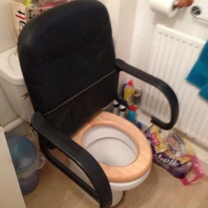 Outrageous Toilet Designs back rest