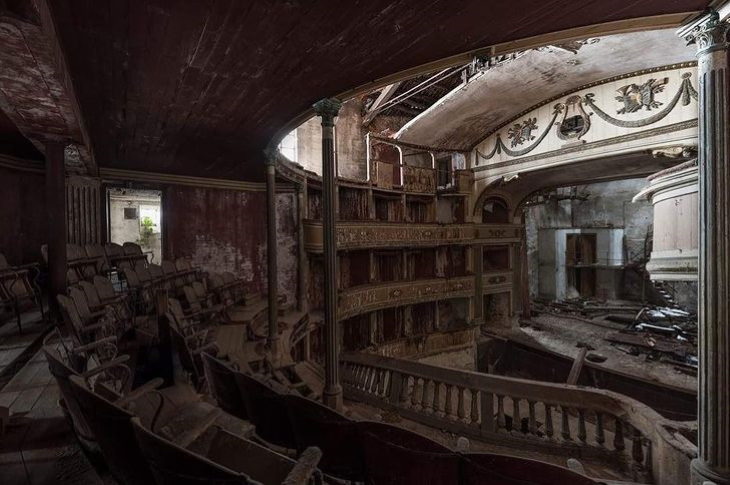 Abandoned European Buildings by Christophe Van De Walle theater