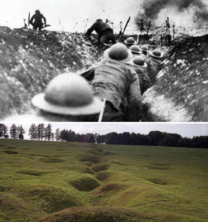‘Then And Now’ Pics, World War I