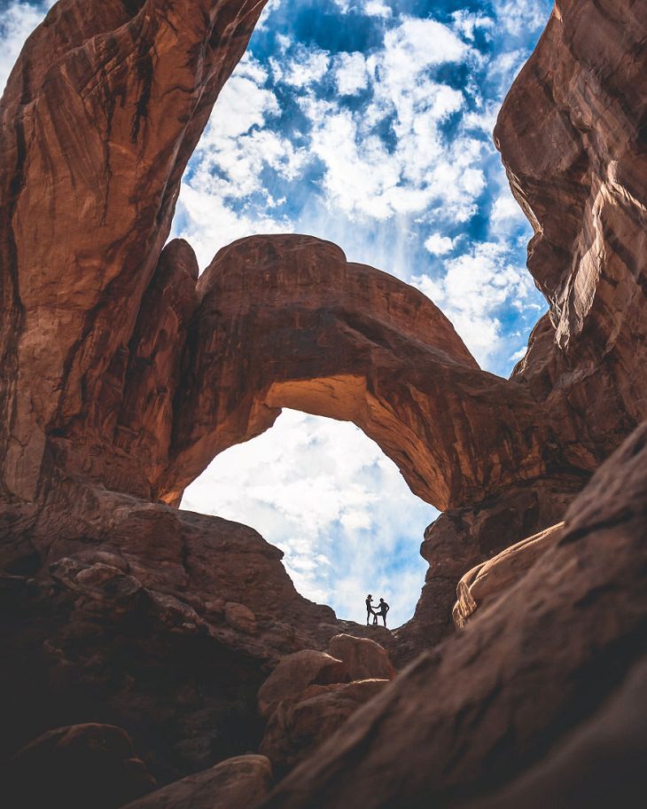 2020's BEST Travel Images, Double Arch, Utah, EUA