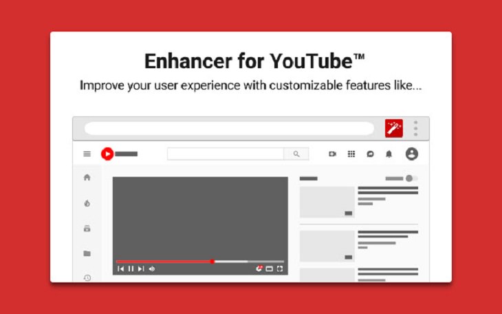 Chrome Extensions, Enhancer for YouTube