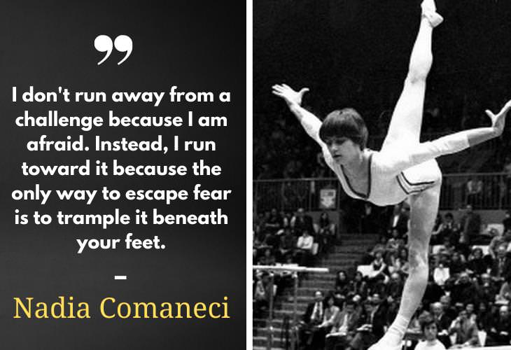 Sports Quotes, Nadia Comaneci