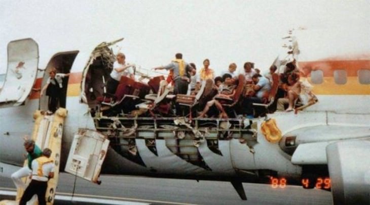 Incredible images Aloha Airline accident