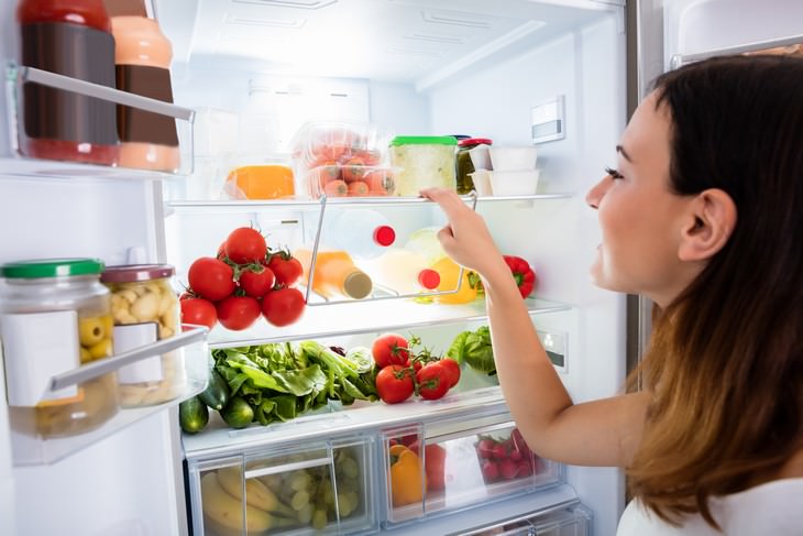 Easy Tweaks To Make Your Takeout Food Healthier fridge contents