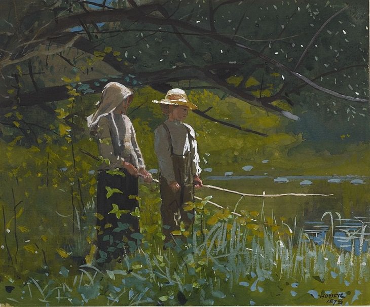  Winslow Homer Fishing