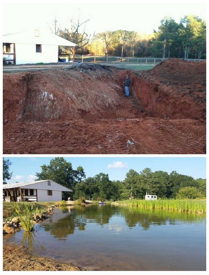 Backyard Renovations swimming pond