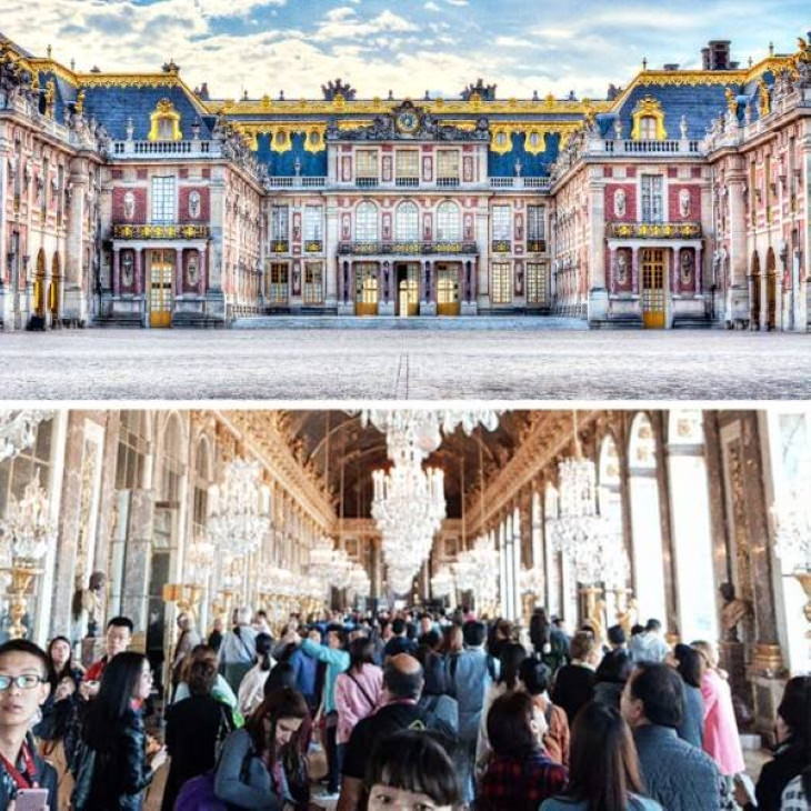 Expectation vs Reality Travel Destinations The Palace of Versailles, Paris, France