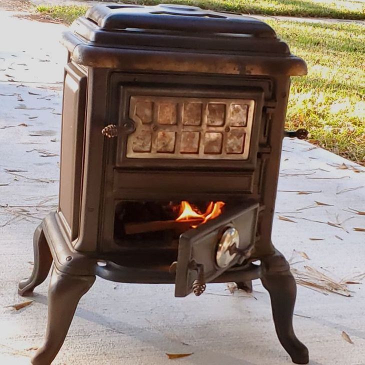 Vintage Inventions, outdoor wood stoves 