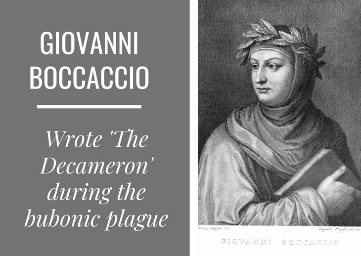 People Who Created Masterpieces in Quarantine Giovanni Boccaccio