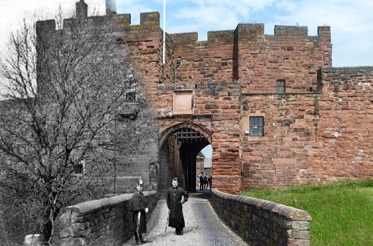 Merged Images, Carlisle Castle