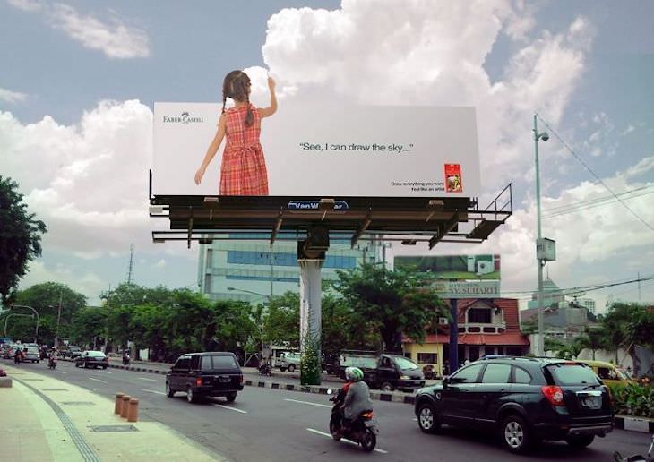  Brilliantly Creative Billboards, draw the sky