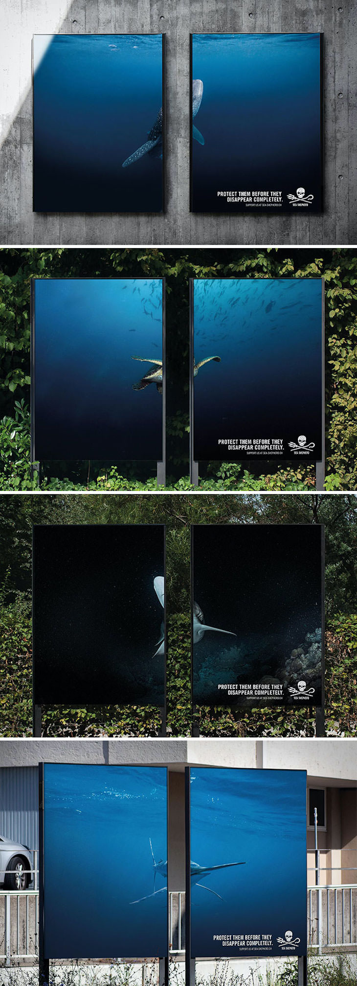  Brilliantly Creative Billboards, A billboard for the Sea Shepherd Conservation Society
